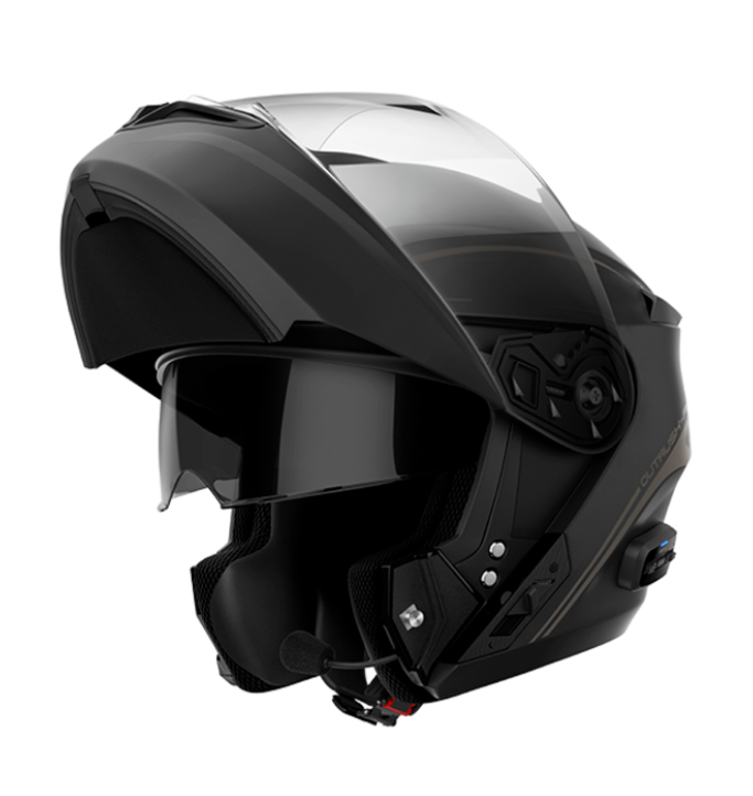 Каска SENA OutRush 2 Flip-up Mesh Flat Black