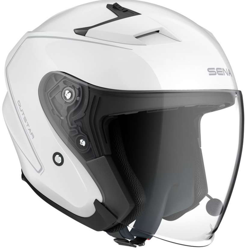 Каска SENA Outstar S White — снимка 2