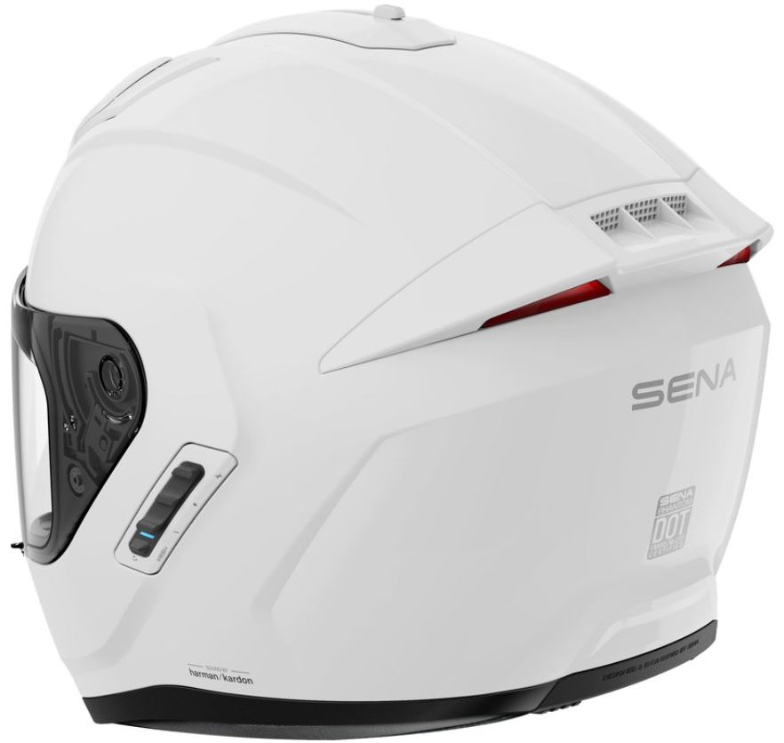 Каска SENA PHANTOM MESH WHITE — снимка 4