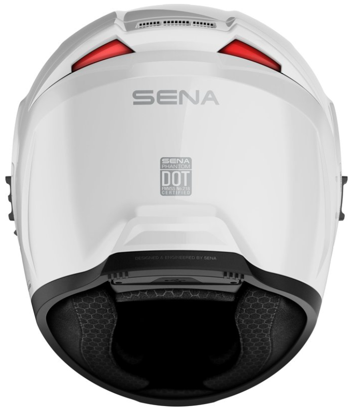 Каска SENA PHANTOM MESH WHITE — снимка 2