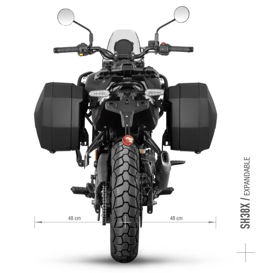 Монтажен комплект 3P System за куфари SHAD 3P SYSTEM ROYAL ENFIELD HIMALAYAN MANA BLACK 450 — снимка 2