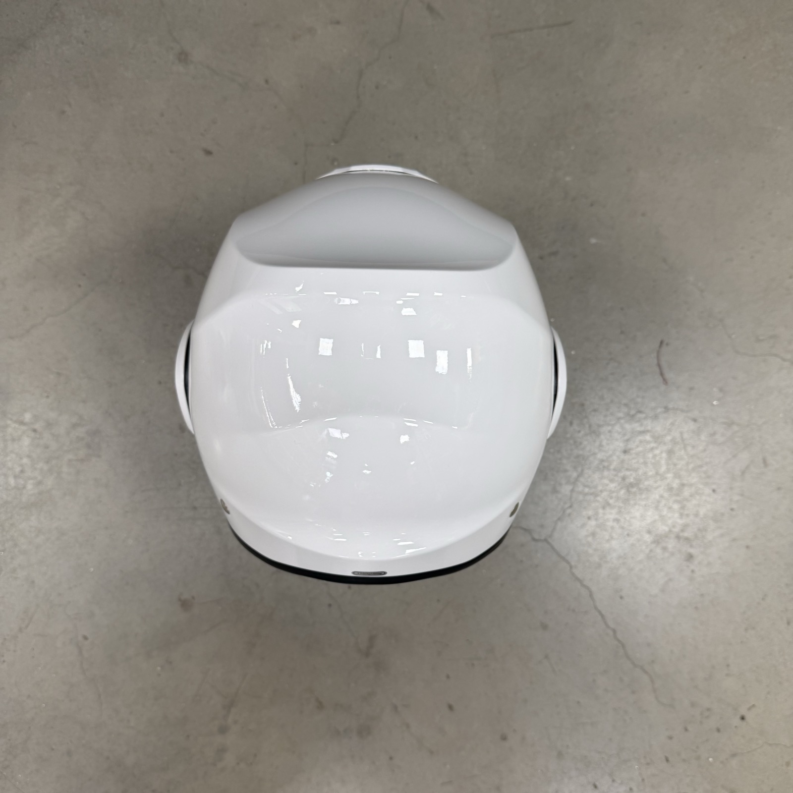 Модуларна каска SCORPION Exo-Tech Evo White - Дефектна — снимка 2