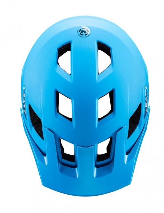 Вело каска LEATT MTB AllMtn 1.0 V24 Cyan — снимка 2