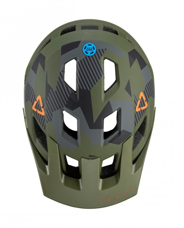 Детска вело каска LEATT MTB AllMtn 1.0 Junior V23 Camo — снимка 3