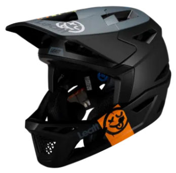 Вело каска LEATT MTB Gravity 4.0 V25 Black — снимка 2