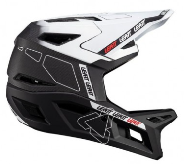 Вело каска LEATT MTB Gravity 6.0 Carbon V24 White — снимка 2