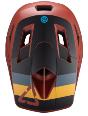 Вело каска LEATT MTB Gravity 4.0 V25 Lava — снимка 3
