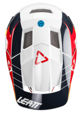 Вело каска LEATT MTB Gravity 2.0 V24 White/Red — снимка 4