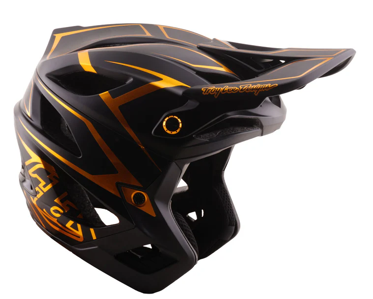 Вело каска Troy Lee Designs Stage Stunt MIPS Pinstripe Black — снимка 3