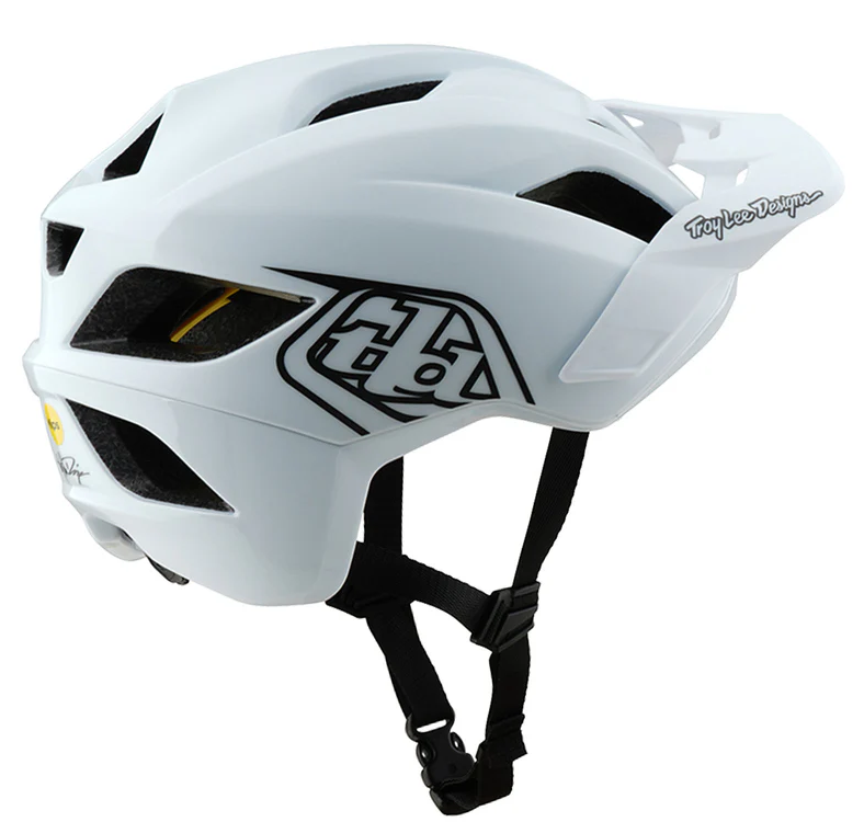Вело каска Troy Lee Designs Flowline Helmet MIPS Point White / Black — снимка 2