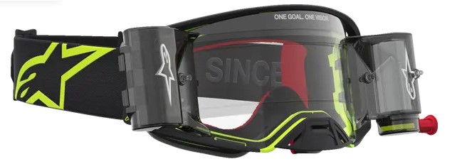 Мотокрос очила ALPINESTARS SUPERTECH FIRMA ROLL OFF BLK YEL FLO CLEAR — снимка 2