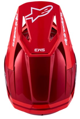 Мотокрос каска ALPINESTARS SM3 RADIUM RED/WHT — снимка 5