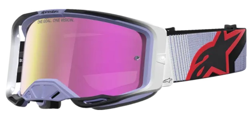 Мотокрос очила ALPINESTARS VISION 8 MAVEN LAV BLACK MIRROR-PINK
