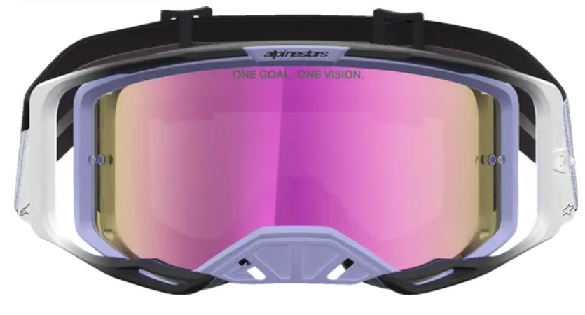 Мотокрос очила ALPINESTARS VISION 8 MAVEN LAV BLACK MIRROR-PINK — снимка 4