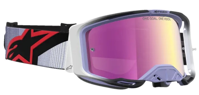 Мотокрос очила ALPINESTARS VISION 8 MAVEN LAV BLACK MIRROR-PINK — снимка 3