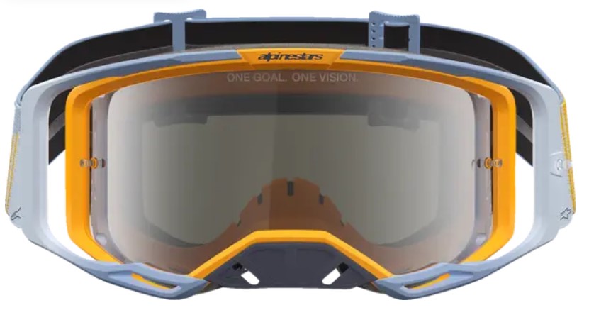Мотокрос очила ALPINESTARS VISION 8 MAVEN DUST BL/ORG MRR SILVR — снимка 4