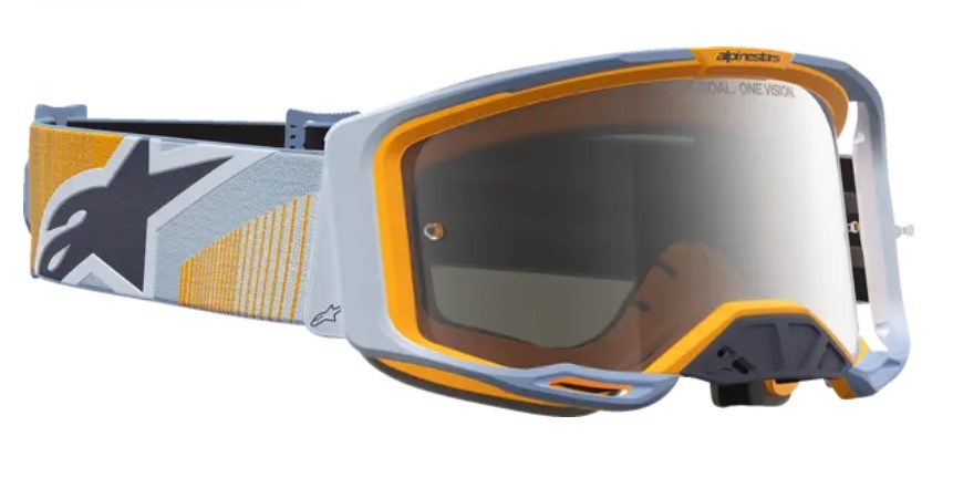 Мотокрос очила ALPINESTARS VISION 8 MAVEN DUST BL/ORG MRR SILVR — снимка 3