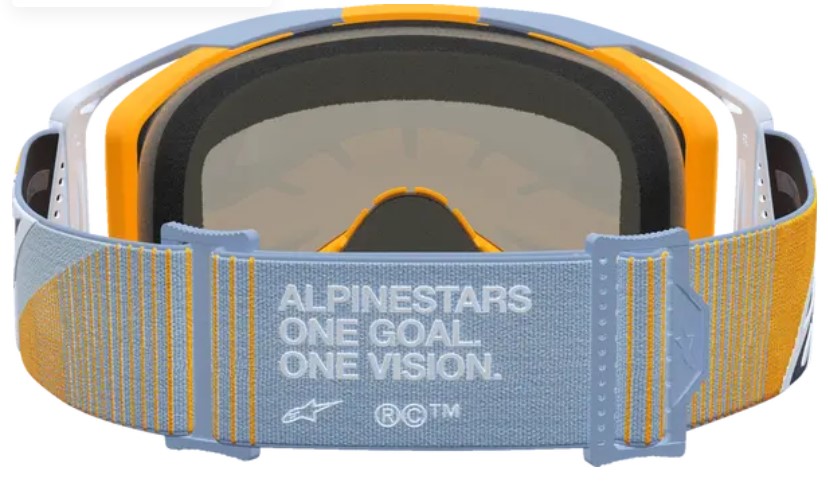 Мотокрос очила ALPINESTARS VISION 8 MAVEN DUST BL/ORG MRR SILVR — снимка 2