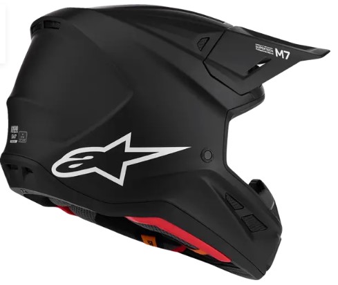 Мотокрос каска ALPINESTARS SM7 BLACK-MATT — снимка 4