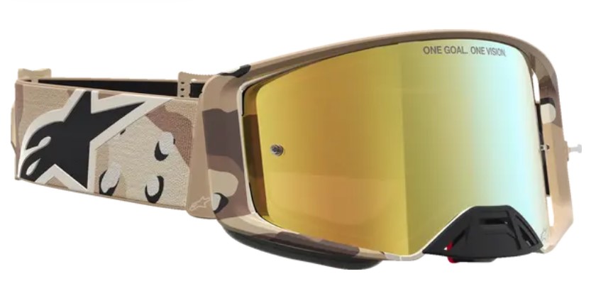 Мотокрос очила ALPINESTARS SUPERTECH LONE CAMO DESERT MIRROR-GLD — снимка 3