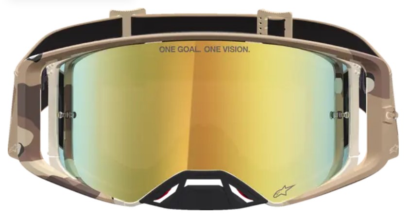 Мотокрос очила ALPINESTARS SUPERTECH LONE CAMO DESERT MIRROR-GLD — снимка 2