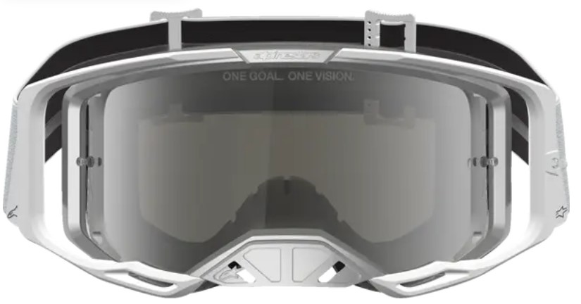 Мотокрос очила ALPINESTARS VISION 8 AMBER WHT SILVER MIRROR-SILVER — снимка 3