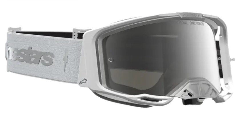 Мотокрос очила ALPINESTARS VISION 8 AMBER WHT SILVER MIRROR-SILVER — снимка 2
