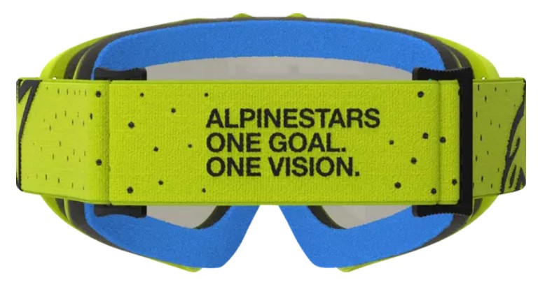 Детски мотокрос очила ALPINESTARS VISION VESTA YEL FLUO BLK MIRROR-RED — снимка 4