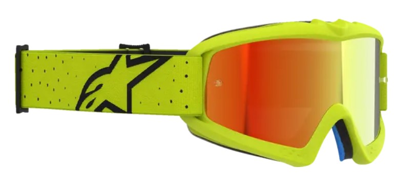 Детски мотокрос очила ALPINESTARS VISION VESTA YEL FLUO BLK MIRROR-RED — снимка 3