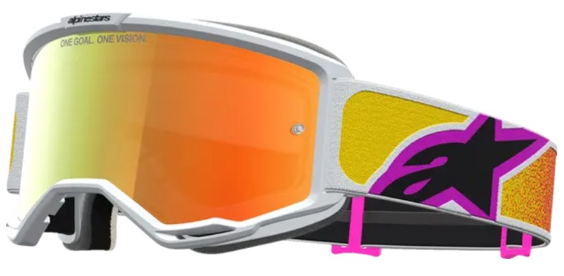 Мотокрос очила ALPINESTARS VISION 5 DRAG ORG RED MIRROR-RED