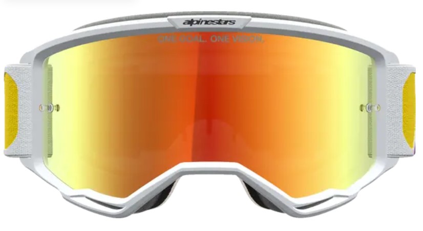 Мотокрос очила ALPINESTARS VISION 5 DRAG ORG RED MIRROR-RED — снимка 2