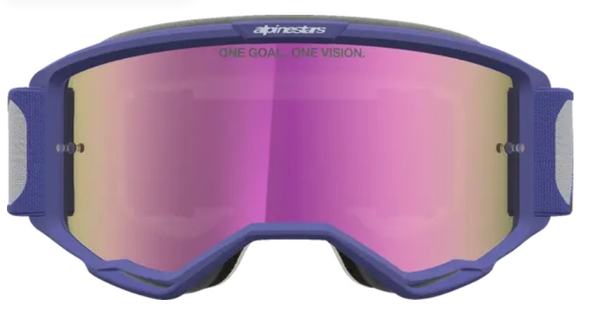 Мотокрос очила ALPINESTARS VISION 5 DRAG RED PURPLE MIRROR-PINK — снимка 2