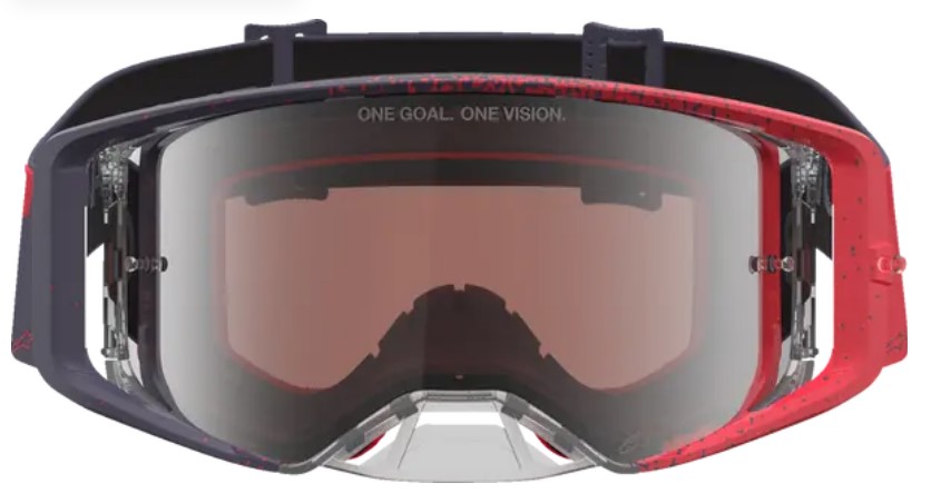 Мотокрос очила ALPINESTARS SUPERTECH HITEN BLK RED MIR MIRROR-SILVER — снимка 2