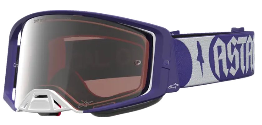 Мотокрос очила ALPINESTARS SUPERTECH ATROX DP BL WH MIRR-SILVER