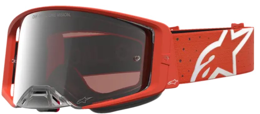Мотокрос очила ALPINESTARS SUPERTECH VESTA ORG SILVER MIRROR-SILVER