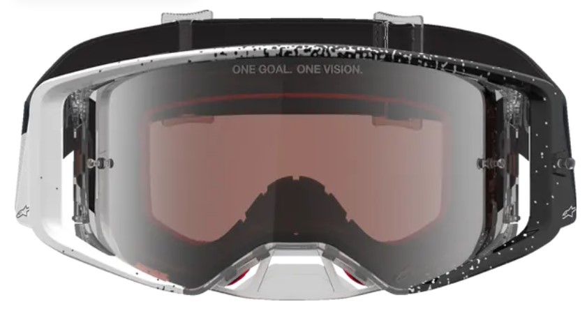 Мотокрос очила ALPINESTARS SUPERTECH HITEN WHT BLACK MIRROR-SILVER — снимка 2