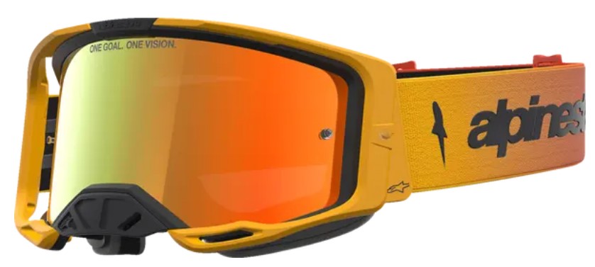 Мотокрос очила ALPINESTARS VISION 8 AMBER FIRE RED BLK MIRROR-RED
