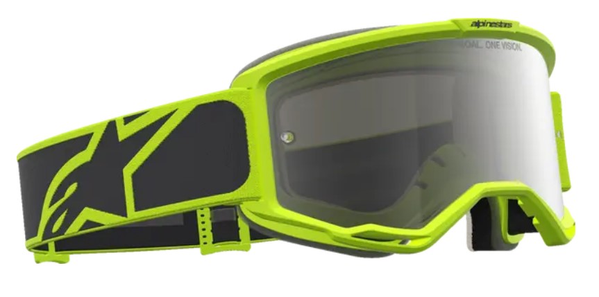 Мотокрос очила ALPINESTARS VISION 5 RORA BLK YLOW FLUO MIRROR-SILVER — снимка 3