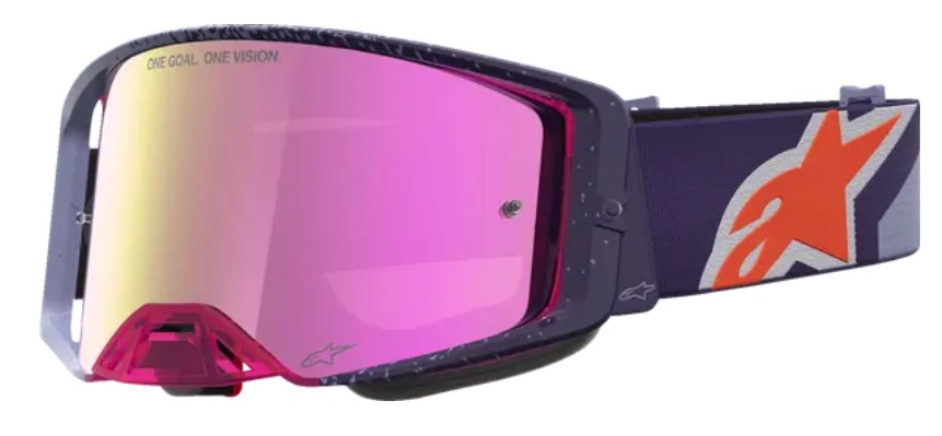Мотокрос очила ALPINESTARS SUPERTECH HITEN PUR RED MIRROR-PINK
