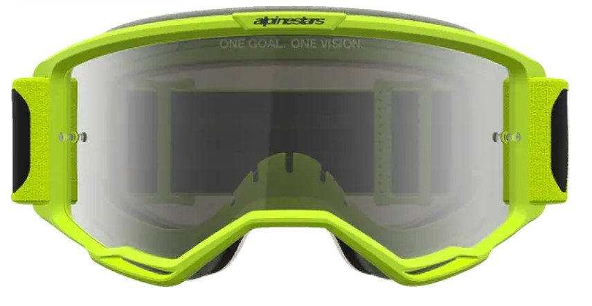 Мотокрос очила ALPINESTARS VISION 5 RORA BLK YLOW FLUO MIRROR-SILVER — снимка 2
