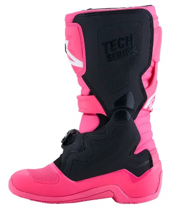 Детски мотокрос ботуши Alpinestars TECH 7S PNK/BK/WH — снимка 2