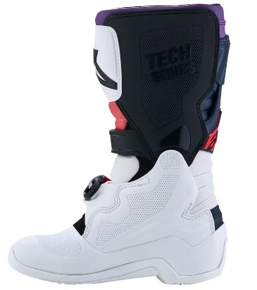 Детски мотокрос ботуши Alpinestars TECH 7S DK BL/WHT/BLK — снимка 5