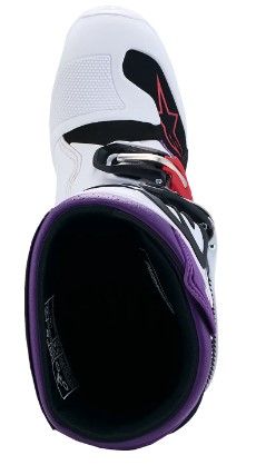 Детски мотокрос ботуши Alpinestars TECH 7S DK BL/WHT/BLK — снимка 4