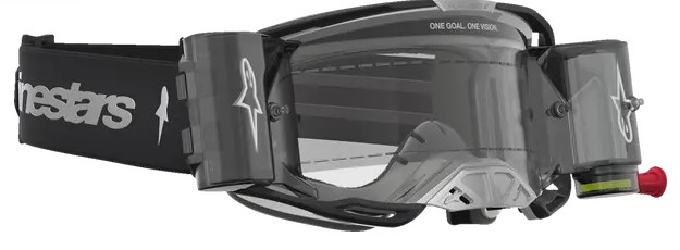 Мотокрос очила ALPINESTARS VISION 8 AMBER ROLL-OFF BK/SLVR — снимка 3