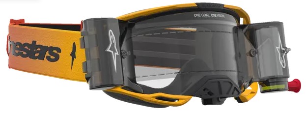 Мотокрос очила ALPINESTARS VISION 8 AMBER ROLL-OFF YLW/RD/BK — снимка 3