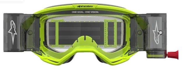 Мотокрос очила ALPINESTARS VISION 5 RORA ROLL-OFF YW FLUO/BK — снимка 2