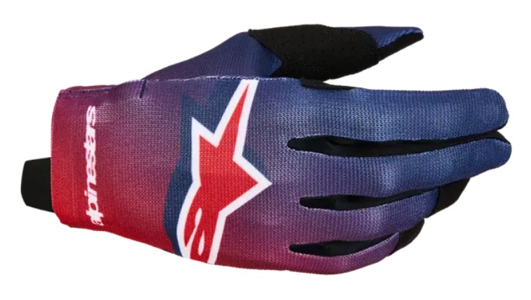 Детски мотокрос ръкавици ALPINESTARS RADAR RED/BLUE