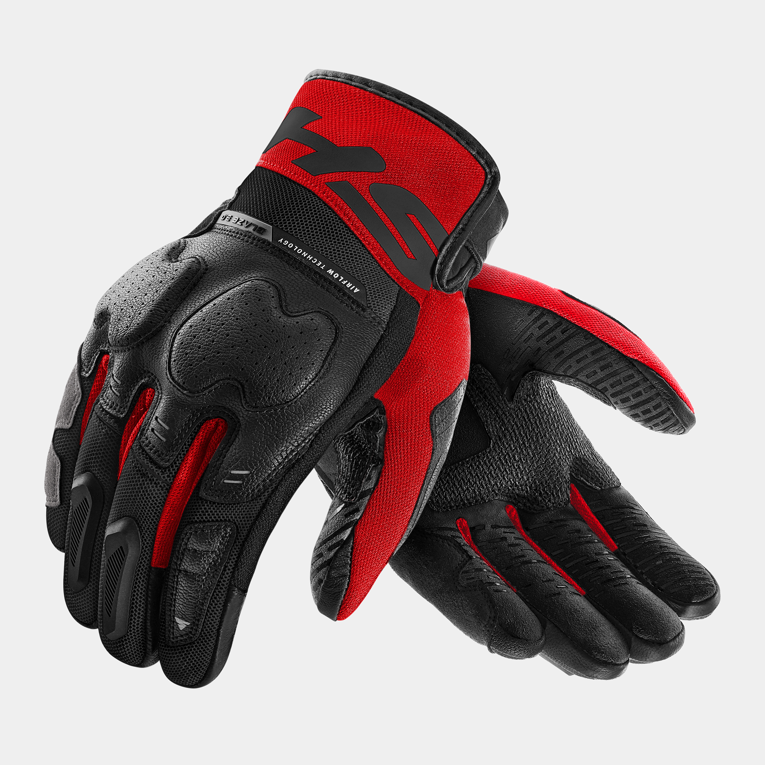 Мото ръкавици SHIMA BLAZE 3.0 RED — снимка 2