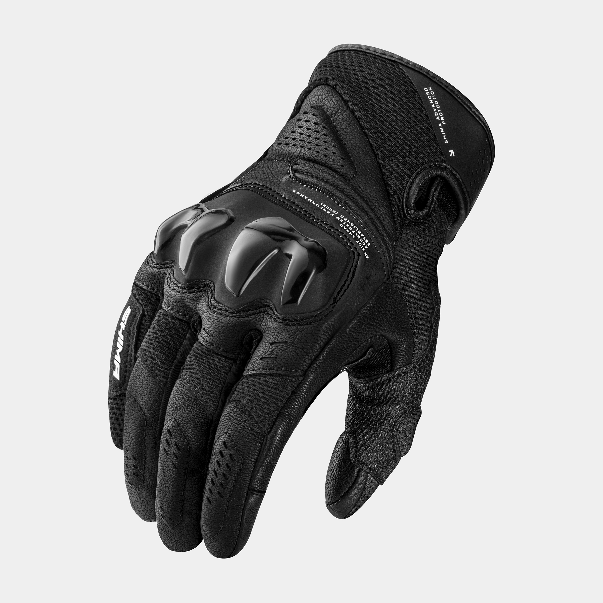 Мото ръкавици SHIMA SPARK 3.0 BLACK — снимка 3