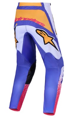 Мотокрос брич ALPINESTARS Fluid DRAG LIL/BLU/GLD — снимка 2